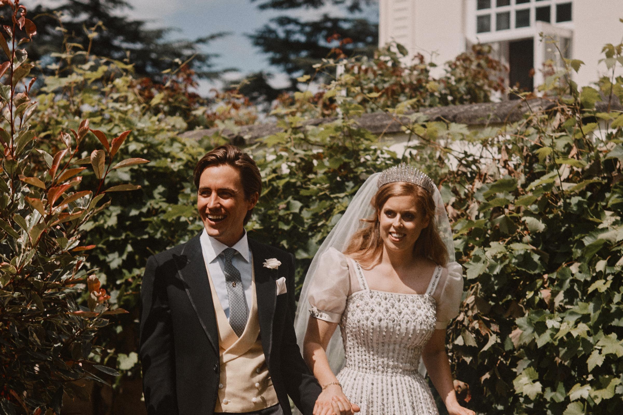 Princess Beatrice Weds In Dress And Tiara Borrowed From The Queen Surrey Comet